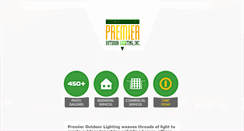 Desktop Screenshot of premieroutdoorlighting.com